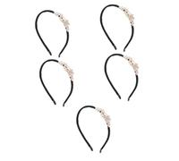 5 Pièces bandeau strass hair band hair ties décorations de cérémonie de mariage bandeau pour les filles Décor de mariage casque antidérapant coiffe antidérapante strass FRCOLOR