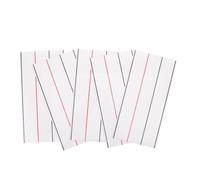 5 Pièces Bandes de Phrases Magnétiques Présent pour Tableau Blanc | Surface Lignée Effaçable, Compatibilité Lettres Magnétiques, Format Léger Blanc, Usage t Maison