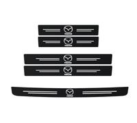 5 Pièces Bandes De Seuil De Porte De Voiture, pour Mazda 3 5 6 CX4 CX5 CX7 CX30 DéRapant Protection Aux Rayures Sticker DéCoration Accessoires