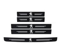 5 Pièces Bandes De Seuil De Porte De Voiture, pour Peugeot 2008 II Active/2008 GT/2008 Active Business 2019-2025 DéRapant Protection Aux Rayures Sticker DéCoration Accessoires