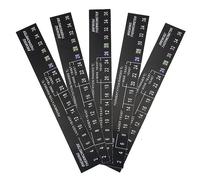5 pièces bandes de thermomètre bâton sur thermomètre de brassage adhésif LCD thermomètre autocollant pour Kombucha bière thé fermentant