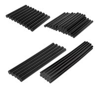 5 Pièces Bâton De Colle Thermofusible Noir Haute Adhésif 11mm Pour Bricolage Artisanat Jouets Outil De Réparation