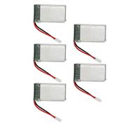 5 Pièces Batterie de Drone RC 802540 800mAh Accessoire de Batterie de Drone RC pour SYMA X5C X5C X5 X5SC X5SW M68 K60 HQ 905 CX30 RC quadrirotor. Accessoire de Drone pour SYMA