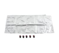 5 Pièces Bib Bag in Box Sacs pour Homebrew Stockage Vin Jus Eau Aluminisé 20L avec Vanne Papillon