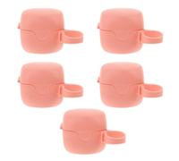 5 Pièces Boîte à Tétines Portable Bébé Pp Rose, Compacte | Rangement Pratique, Format Léger et Résistant, Idée Présent pour Familles, Usage Quotidien, Facile à Emporter
