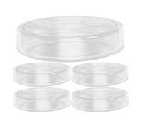 5 Pièces Boîte de Pétri en Verre Borosilicaté | Études de Microbiologie Biologie, Usage Scolaire pour Garçon et Filles et Étudiants, Plat de Culture