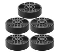 5 Pièces Boîte D'humidité Ronde Noire en Plastique | Suivi Facile, Système D'humidification Avancé, Structure Hermétique, pour Bars à Cigares et Bureaux