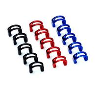 5 Pièces Boîtier De Vélo Guide De Câble C-Clips Vélos Changement De Vitesse/Boîtier De Tuyau De Frein Guides Évider Alliage D'aluminium C Boucles Pinces