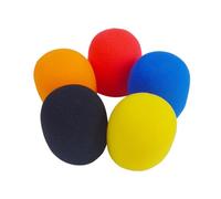5 Pièces Bonnette Anti-vent pour Microphone en Éponge, Couleurs | Remplacement pour Coussins Perdus ou Cassés, Matériau Respirant, Adapté aux Interviews et Couleur Aléatoire Style Aléatoire