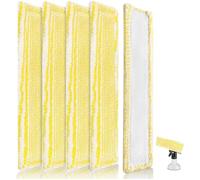 5 Pièces Bonnette Microfibre Lingette pour Lave Vitre Karcher WV2 WV5 Aspirateur de Fenêtre Accessoires pour Kärcher,Mop