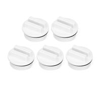 5 pièces Bouchon d'hiver pour Piscine, bouchon hivernage piscine,bouchon piscine,Accessoire pour piscine en hiver,Bouchon de Retour de Piscine 1 1/2" Bouchons de Tuyau de Piscine fileté avec Joint