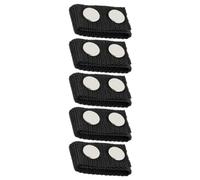 5 Pièces Boucle de Ceinture en Nylon Noir pour Équipement Extérieur et | Fixation Rapide, Maintien Solide, Extension de Passant, Adaptée aux Ceintures Tactiques et Sangles de Couleur Aléatoire