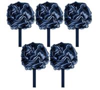 5 Pièces Boules de Noires en Maille PE, Lanyard | Structure Dense à Double Face, Mousse Riche et Usage Quotidien, pour Corps et Jambes à Maison