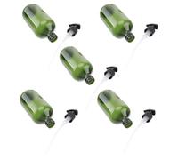 5 Pièces Bouteille à Pompe Vide 500ml en Plastique pour Émulsion | Flacon Rechargeable, Usage Voyage et Rangement, Tube Plus Long, Format Portable, Lot Pratique
