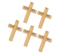 5 pièces broche crucifix polyvalente broche insigne religieux accessoire chrétien accessoires de costume faits à la main pour de mode chrétienne