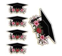 5 Pièces Broche de Fin D'études en Chapeau Académique Élégant | Saison des Remises de Diplômes, Accessoire Compact pour Cérémonies et Fêtes, Souvenir Mémorable