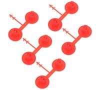 5 Pièces Buse de Pulvérisation de Mousse Expansive Rouge | Polyuréthane, Verrouillage D’orientation, Anti-obstruction, pour Joints de Fenêtre et Mur, Façade