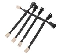 5 Pièces Câble Réducteur de Vitesse à 3 pour Ventilateur PC | Vitesse, Compatibilité Large, Plastique Alliage, Accessoire Plug And Play pour Ordinateur