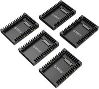 [5 Pièces] Cadre De Montage Pour Disques Durs 2,5"" Vers 3,5"" Adaptateur De Ssd Interne Support De Montage Pour 2,5 Pouces 7/9,5/12,5 Mm Sata Hdd Ssd, Vis Incluses-1125Ss-5[PCOM4283296]