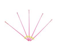 5 Pièces Canne à Pêche Glace Rallonge ABS à Verrouillage Précis | Compatibilité, Pointe Indicatrice de Touche, pour Spinning et Petits Ensembles, Usage Extérieur Couleur Aléatoire