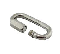 5 Pieces Carabiner Quick Link Lock Ring Hook Spring Loaded Gate Snap M5 M6 M7 M8 For Hammock Camping(5mm)