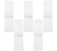 5 Pièces Carnet de Commandes de Restaurant, Blocs Numérotés | Papier Blanc, Format Compact, Design Bleu Lisible, Cuisine, Boissons, Service en Salle, Usage Professionnel