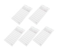 5 Pièces Carnets de Commande Serveur 5 Blocs Papier Blanc | Aide à Formation, Feuillets Réutilisables par Service, Tenue Ordonnée des Prises, Lot de Cinq