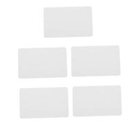 5 Pièces Carte de Nettoyage Double Face PVC pour Lecteur Pos et Terminal | Outil, Réduit les Résidus, Entretien Hebdomadaire, Usage Bureau, Blanc, pour Personnel Retail et Maintenance