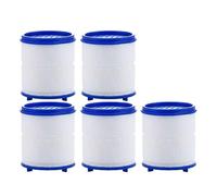5 pièces cartouches de filtre d' robinet d'eau universel salle de bain filtre robinet cartouches filtrantes salle de bain robinet purificateur d'eau cartouches (Blue, One Size)