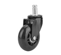 5 pièces chaise de bureau roulettes rouleau PU matériel conception silencieuse Double roulement 2.5 pouces remplacement meubles roulette