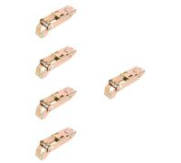 5 Pièces Charnière à Ressort pour Porte de Congélateur en Fer Argenté | Conception Escamotable, Adaptée aux Portes de Réfrigérateur et Vitrines Réfrigérées, pour Techniciens et Installations