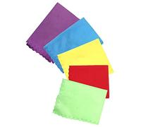 5 Pièces Chiffon de Nettoyage pour Instruments de Musique Cinq Couleurs Flanelle Douce Chiffon de Nettoyage en Microfibre pour Instrument de Musique Guitare Piano Violon Sax Clarinette Flûte