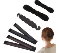 5 Pièces Chignon Bun Maker Set, Accessoires de Coiffure, French Twist Bun Maker pour Filles Femmes