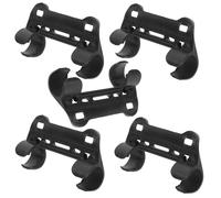 5 Pièces Clip de Fixation de Pompe Vélo en Nylon Noir pour Cadre | Support Léger, Fixation par Trépied, Accessoire Vélo Pratique, pour Gonfleur et Usage Quotidien