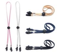 5 Pièces Clips Sangle Chapeau, Clips De Sangle De Chapeau, Cordon De Chapeau, Cordon De Chapeau Réglable, Cordon De Perte Du Chapeau, Convient Pour Chapeau De Pêcheur, Chapeau De Soleil, Bande De Gant