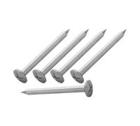 5 Pièces Clou de Mesure Discret en Acier Inoxydable pour Pelouse | Marqueur Robuste Argenté, Installation Facile, Usage Ingénierie et Aménagement Paysager, Lot Discret