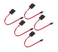 5 Pièces Connecteur de Porte-fusible de Voiture Mini Porte-fusible en Ligne D'extension de Fil Robuste pour Véhicule ATM 20A 16AWG avec 5 Fusibles(ACK S 10,9 mm)