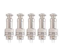 5 pièces connecteur de Prise d'aviation mâle Femelle Panneau de Fil châssis de Puissance en métal 5A GX12 450V Utilisation Conductrice Durable largement aérospatiale Militaire (4 Broches)