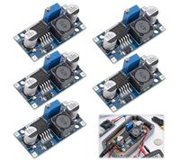 5 Pièces Convertisseur DC-DC Abaisseur Tension Ajustable LM2596 LM2596S | Entrée 3.2V à 40V, Sortie 1.25V à 35V, Effizientes Step-down Rendement Jusqu'à 92 %, Kompakte Abmessungen (43x21x14mm）