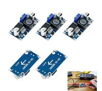 5 Pièces Convertisseur DC DC, Régulateur Tension Ajustable LM2596, Module Step Down 3,2V-40V vers 1,25V-35V 3A, Régulateur Haute Efficacité Alimentation DIY, LED, Batterie Projet Électronique