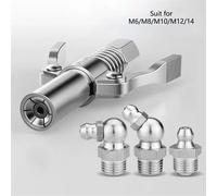 5 Pièces Coupleur De Graisse 10000psi Coupleur De Graisse À Dégagement Robuste Pompe À Deux Pressions Graisse Facile À Pousser