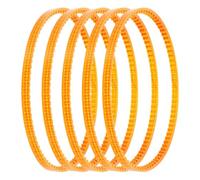 5 Pièces Courroie de Machine à Barbe à Papa en PP Orange | Opération Fluide et Continue, Pièce de Rechange pour Machines à Barbe à Papa et Guimauve, Usage Pro