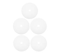 5 Pièces Coussin de Séchage Alimentaire Rond en Silicone Blanc | Feuille Antiadhésive Réutilisable, Trou 4cm, Nettoyage Facile, pour Herbes et Légumes