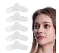 5 pièces Coussinet Nasal pour Masque Ppc Coussinet Nasal pour Masque Protecteur Nasal Tampon de Gel de Nez en Silicone Protège Nez CPAP Coussinets de Confort pour Masque
