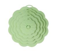 5 Pièces Couvercle de Bouchon de Déversement,Couvercles de Casserole en Silicone de 4/6/8/10/12" Couvercles de Tasse,Hermétiques et Résistants a la Chaleur pour Casseroles et Casseroles