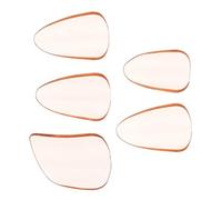 5 Pièces Couvre-ongles Pipa Orange en PC pour Pratique Musicale, | Bords Arrondis Lisses, Confort au Doigt, pour Joueurs de Luth Guzheng, Usage à Domicile