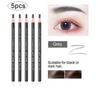 5 Pièces Crayon À Sourcils Étanche Marqueur Teinte Sourcils Maquillage Crayon À Sourcils Rehausseurs Professionnel Microblading Stylo Yeux Cosmétiques.5pcs Grey.