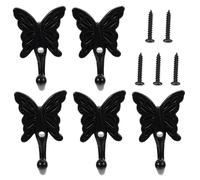 5 Pièces Crochet à Vêtements Suspendre Design 35x55 Mm | Patere Murale Pliable, Crochet Créatif pour Vêtements, Anti-rouille, Fixation à Trou Unique, Décoratif