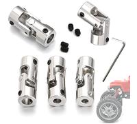 5 Pièces D'Accouplement D'Arbre Métal, Connecteur Moteur Joint Universel, Connecteur De Moteur d'Accouplement d'Axe, Joint Universel En Métal Utilisé Pour La Connexion De Modèles De Voitures (3x3mm)