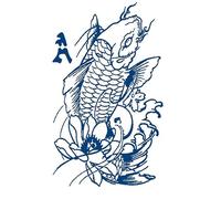 5 Pièces D'Autocollants De Tatouage De Jus D'Herbes De Lapin Et D'Ours Autocollants Imperméables Et Non Réfléchissants